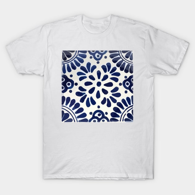 Blue Tile Talavera T-Shirt by T-Mex